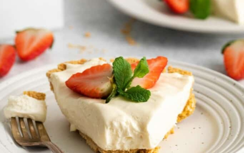 3 ingredient no-bake cheesecake