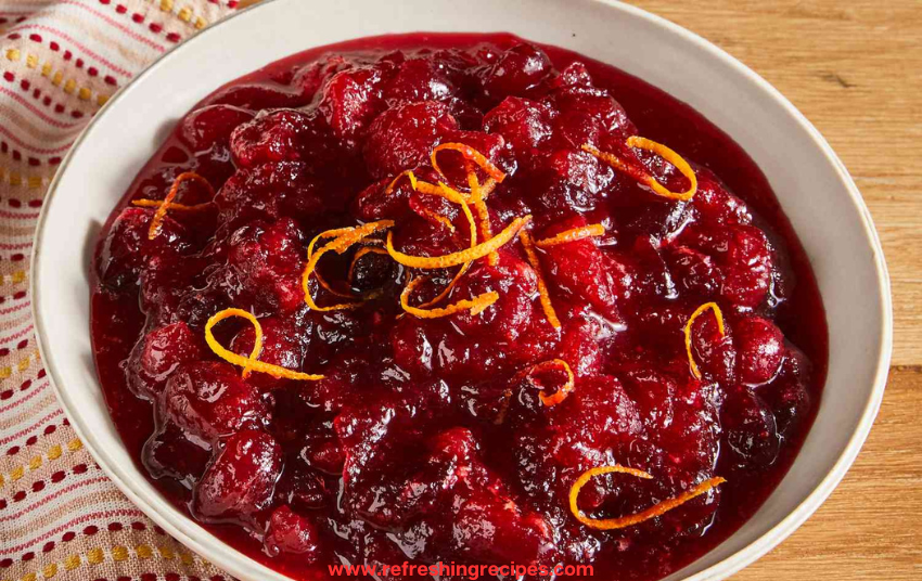 Cranberry Sauce Recipe