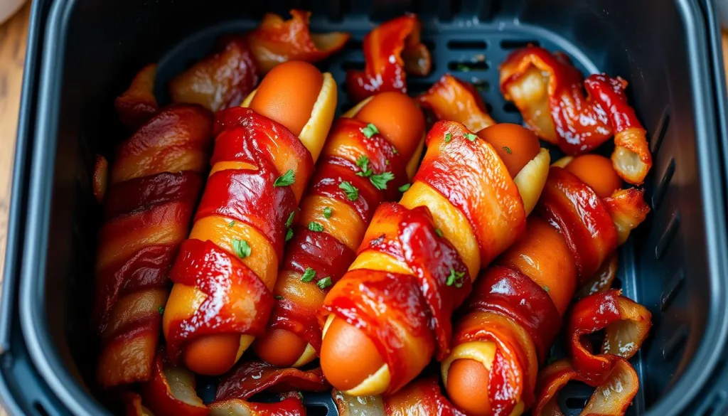 frozen hot dogs in air fryer​

