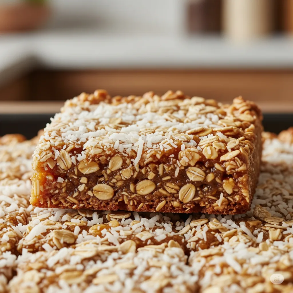 anzac slice recipe