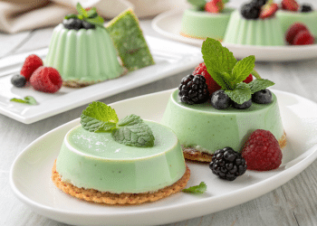 mint green color in italian desserts